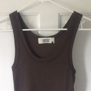 Crown Jewel slub tank